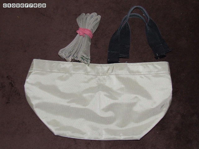 無印良品のバッグの持ち手を交換