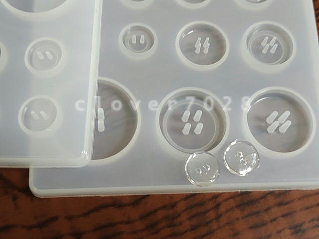 レジンでボタン