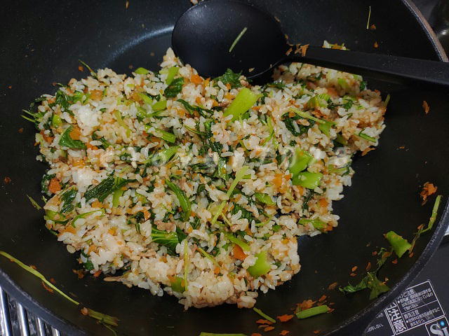 ご飯より野菜多めのチャーハン