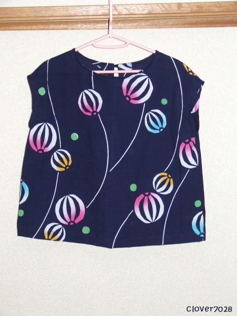 浴衣をプルオーバーにリメイク