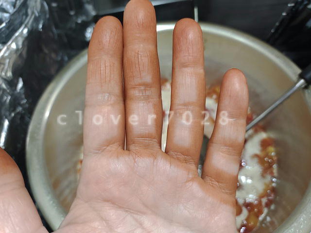 さくらんぼの灰汁