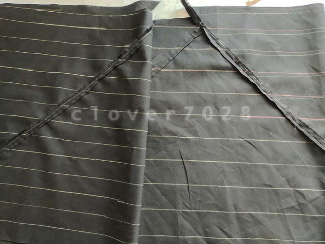 端と端（バイアスになっている部分）を縫います。