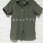 洋裁_シャツ_カーキ