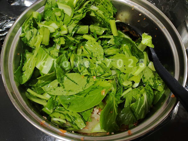 チンゲンサイ入れすぎ