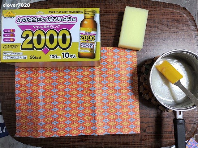 でんぷんのりで工作