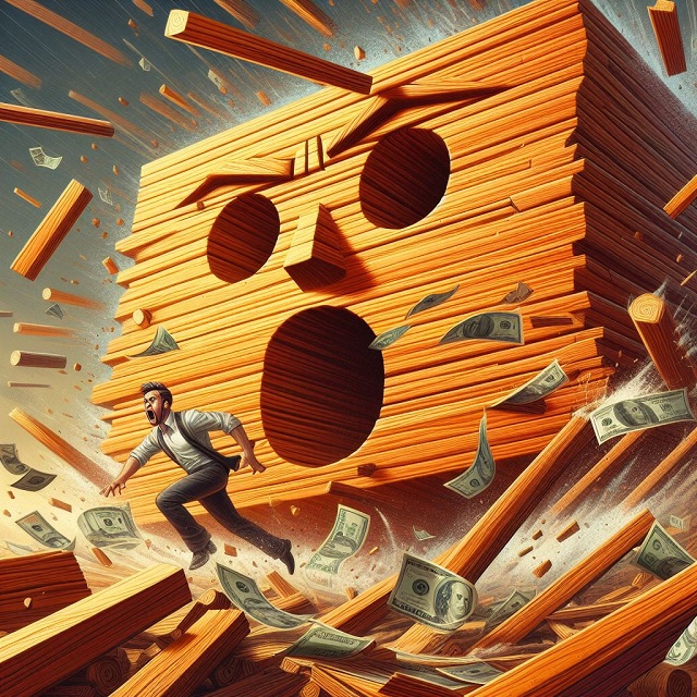 AIが考えたウッドショックの絵